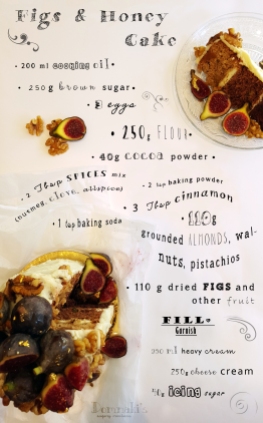 Figs Honey Cake Recipe