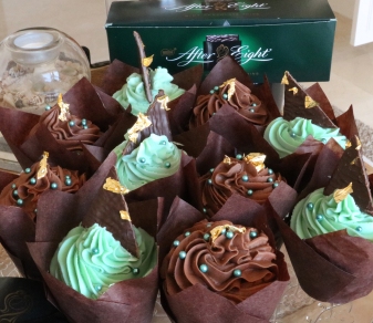 After Eight Mint Chocolate Cupcakes